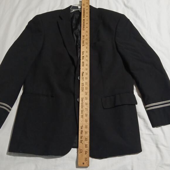 Authentic United Airlines Pilots Blazer 42 Reg Poly/Wool/Spandex Fully-Lined - Picture 6 of 10